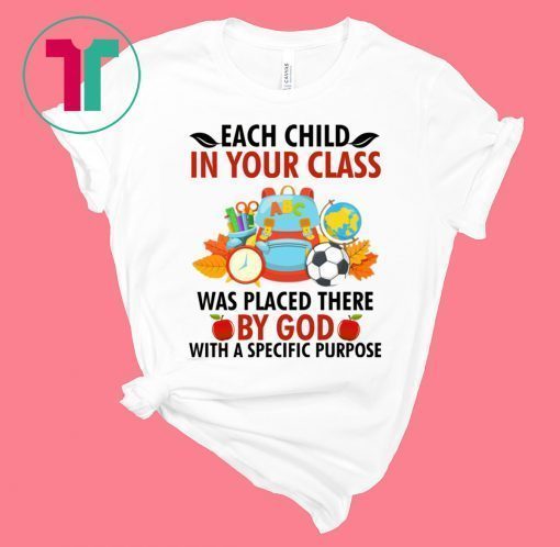 Each child in your class was placed there by God T-Shirts