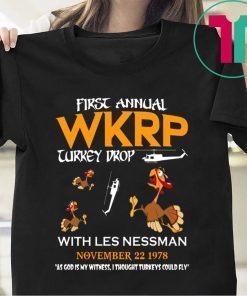 First Annual WKRP Turkey Drop 2020 T-Shirts