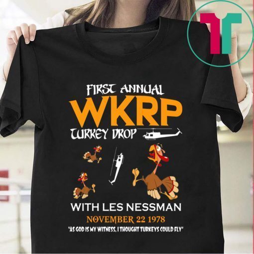 First Annual WKRP Turkey Drop 2020 T-Shirts