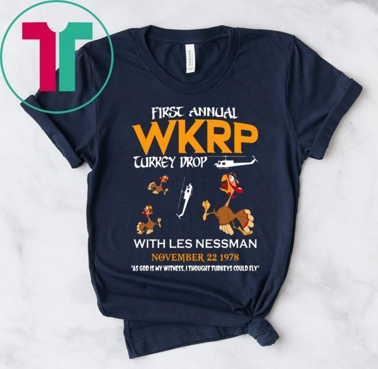 First Annual WKRP Turkey Drop 2020 T-Shirts