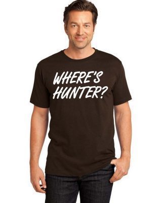 Font Back Trump Where Hunter Tee Shirt