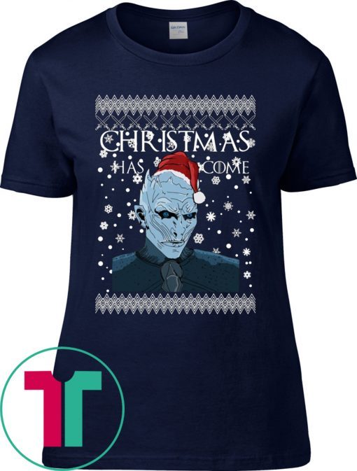 Game of Thrones Christmas Has Come White Walker T-Shirts