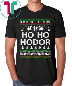 Game of throne HO HO Hodor Christmas 2020 T-Shirt