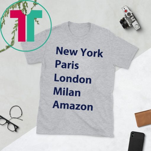 HEIDI KLUM NEW YORK PARIS LONDON MILAN AMAZON TEE SHIRT