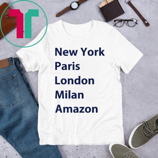 HEIDI KLUM NEW YORK PARIS LONDON MILAN AMAZON TEE SHIRT