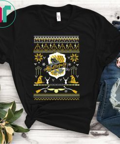 Harry Potter Hufflepuff Ugly Christmas Tee Shirt