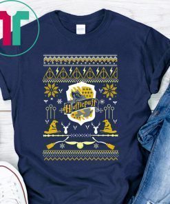 Harry Potter Hufflepuff Ugly Christmas Tee Shirt