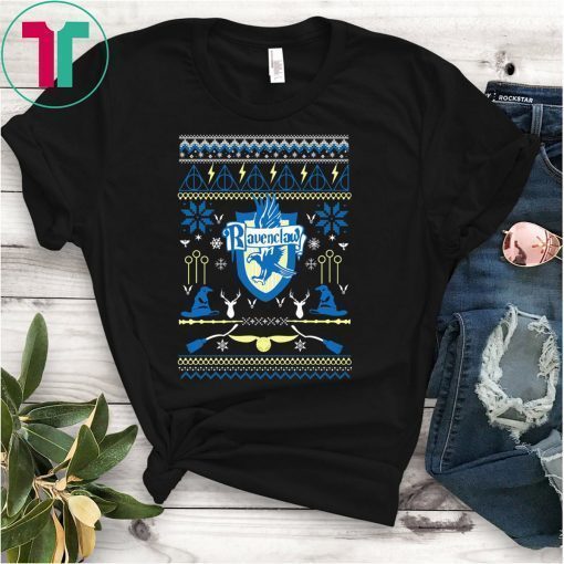 Harry Potter Ravenclaw Ugly Christmas Tee Shirt