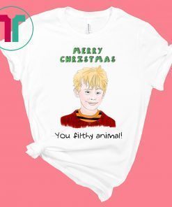 Home Alone You Filthy Animal Christmas Tee Shirt