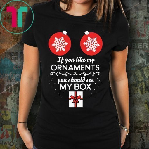 If You Like My Ornaments You Should See My Box Christmas 2020 T-Shirt