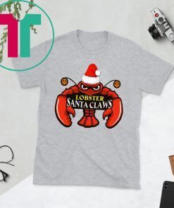 Lobster Santa Claws Christmas Tee Shirt