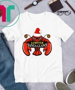 Lobster Santa Claws Christmas Tee Shirt