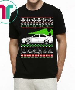 Christmas Mitsubishi Lancer Evo Tee Shirt