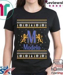 Modelo beer Christmas Tee Shirt