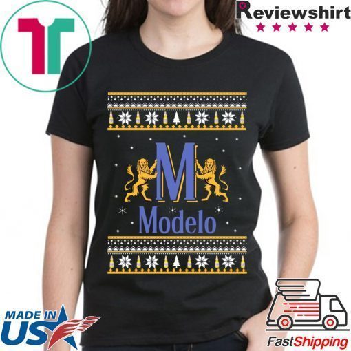 Modelo beer Christmas Tee Shirt