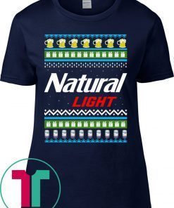 Natural Light Christmas Tee Shirt