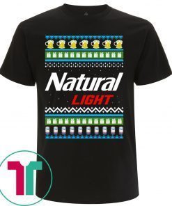 Natural Light Christmas Tee Shirt