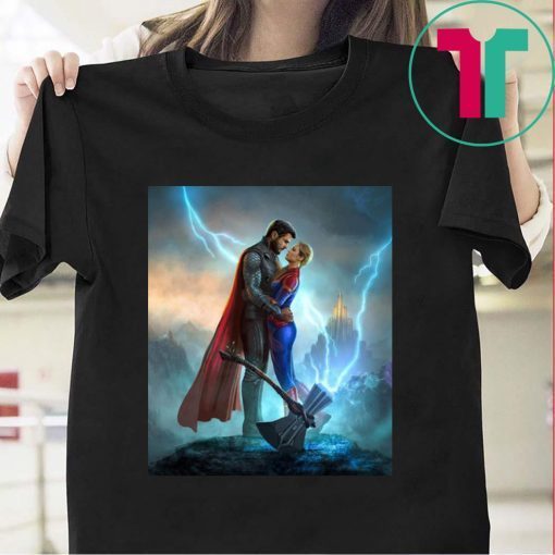 Nice Marvel Avengers Endgame Thor Love Captain Marvel Tee Shirt