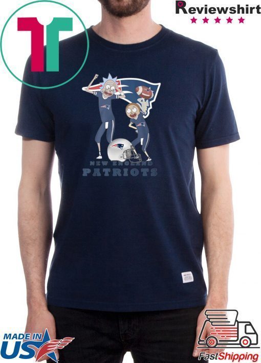 Rick and morty new england patriots shirt