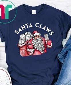 Santa Claws White Claw Christmas Drinking T-Shirts