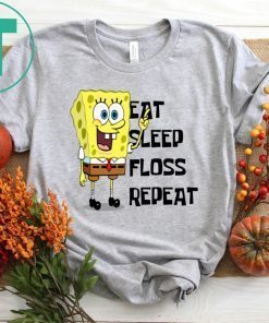 Spongebob Eat Sleep Float Repeat Tee Shirt