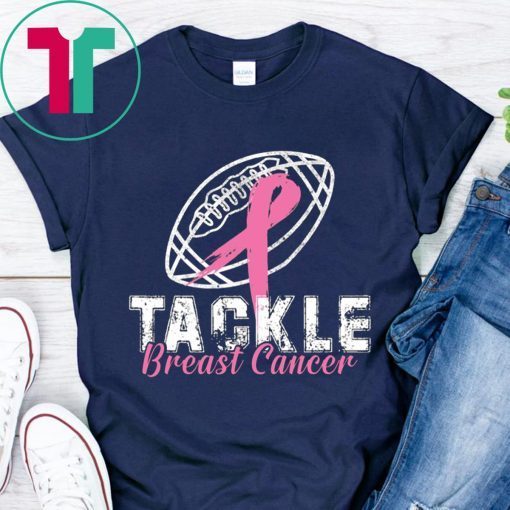 Tackle Breast Cancer Awareness Football Survivor T-Shirts