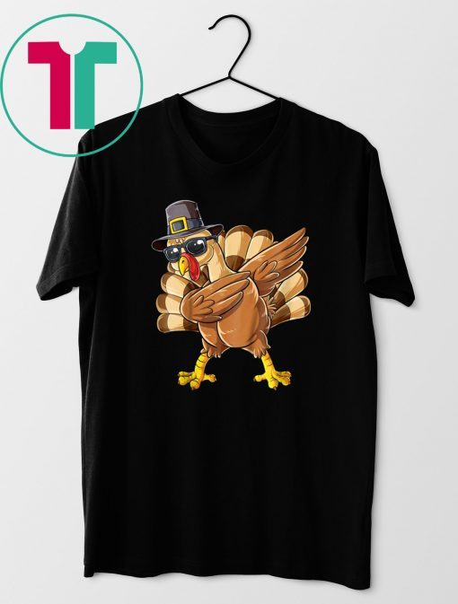 Thanksgiving Dabbing Turkey Tee Shirt