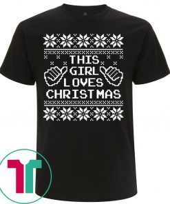 This Girl Loves Christmas Tee Shirt
