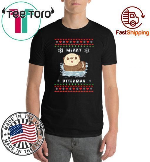 Merry Ottermas Christmas Tee Shirt