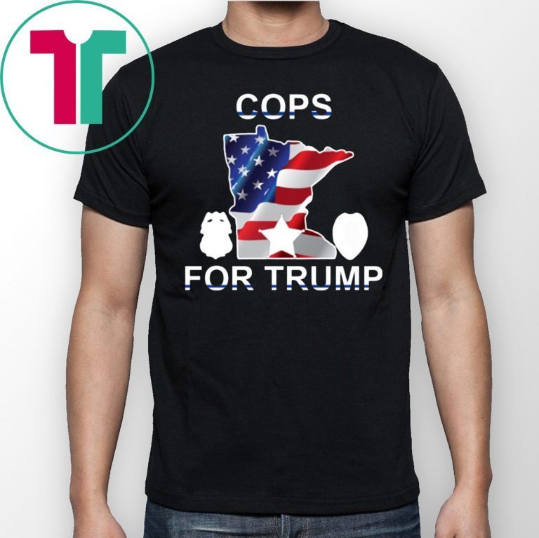 Minneapokis Police Cops For Trump Tee Shirt