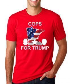 Minniapolis police cops for trump Tee Shirt