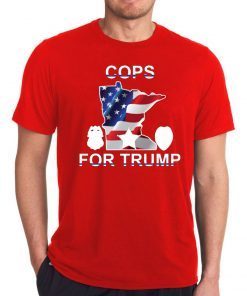 Cops for Trump Vote Donald Trump 2020 Tee Shirt