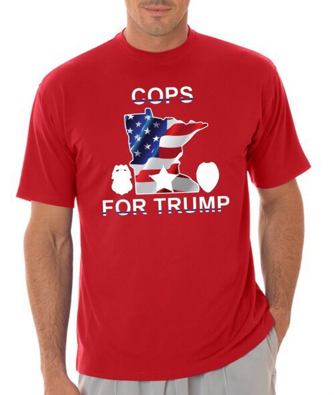 Offcial Where To Buy 'Cops for Trump' Tee Shirt