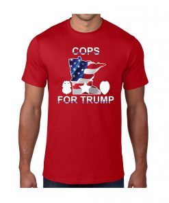 Cops For Trump Minnesota Tee Shirt