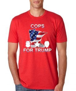 Minneapokis Police Cops For Trump Tee Shirt