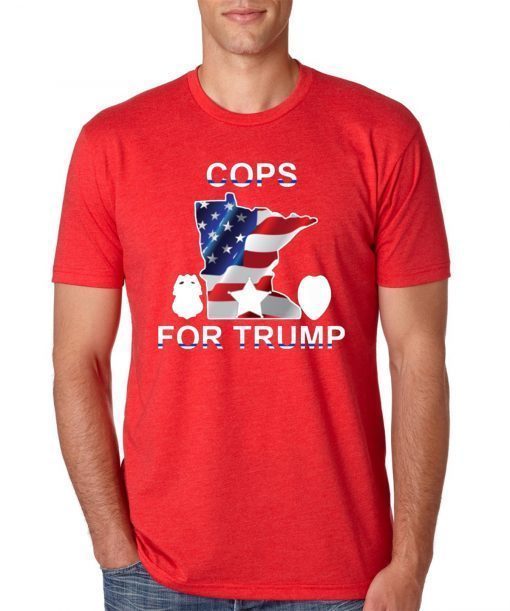 Minneapokis Police Cops For Trump Tee Shirt