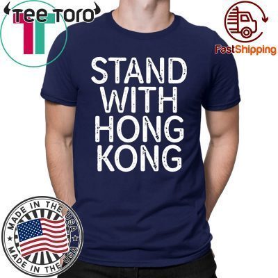 Offcial Lakers Fans Stand With Hong Kong Tee Shirt