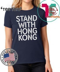Mens Womens Lakers Fans Stand With Hong Kong T-Shirt