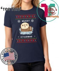 Merry Ottermas Christmas Tee Shirt