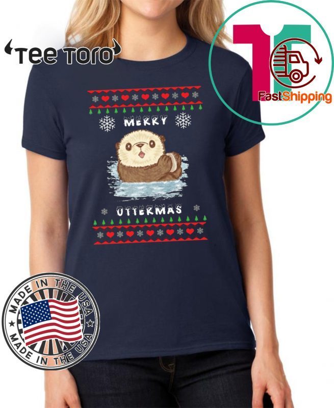 Merry Ottermas Christmas Tee Shirt