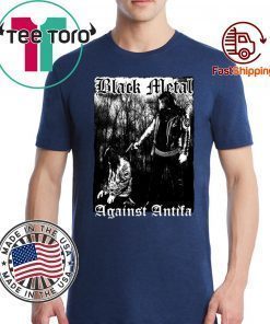 Mens Womens Behemoth’s Nergal Reveals Black Metal Against Antifa Tee Shirt