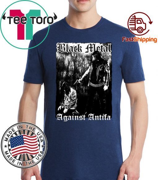 Mens Womens Behemoth’s Nergal Reveals Black Metal Against Antifa Tee Shirt