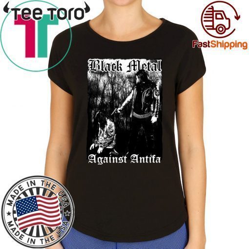 Mens Womens Behemoth’s Nergal Reveals Black Metal Against Antifa Tee Shirt