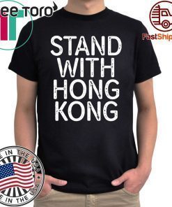 Mens Womens Lakers Fans Stand With Hong Kong T-Shirt