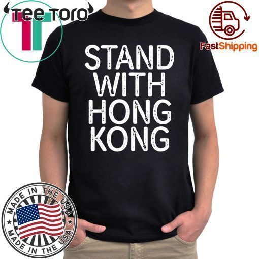 Mens Womens Lakers Fans Stand With Hong Kong T-Shirt