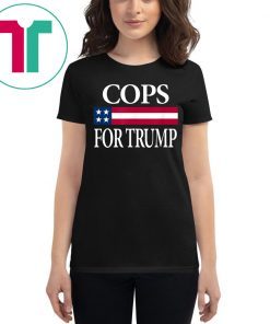 Cops For Trump Minneapolis Police Union USA Flag Gift 2019 T-Shirt