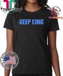 Keep £Ing Keep Pounding Ron Rivera Panthers Unisex T-Shirt