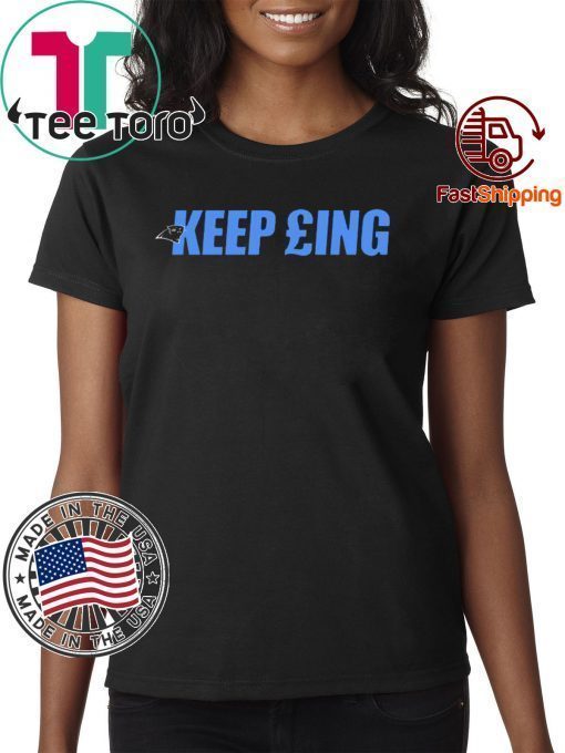 Keep £Ing Keep Pounding Ron Rivera Panthers Unisex T-Shirt