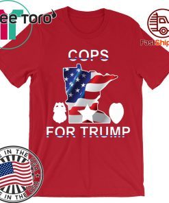 Cops For Trump Minnesota Tee Shirts
