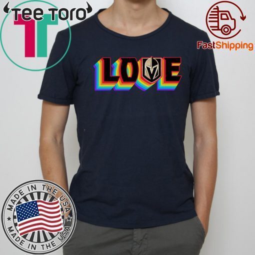 VGK Pride Love is Love Funny 2019 T-Shirt